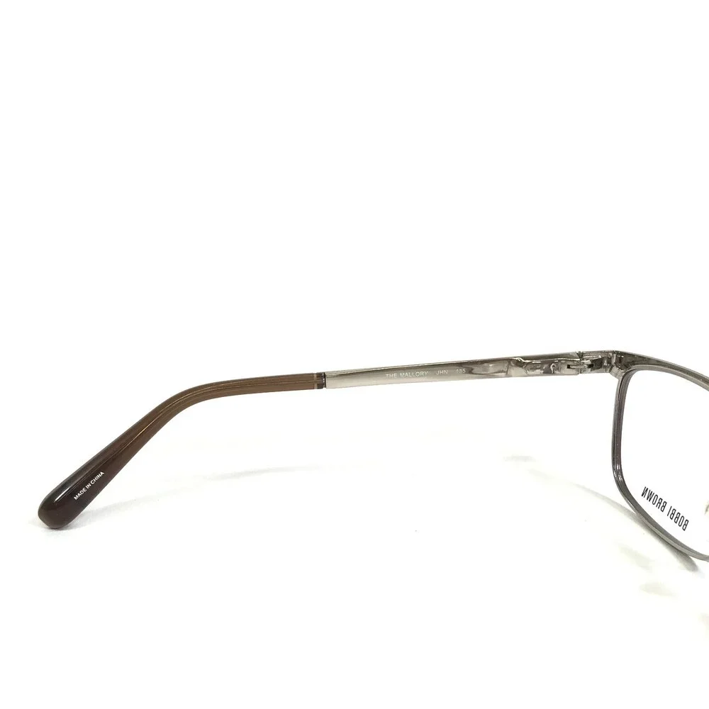Bobbi Brown Eyeglasses Frames THE MALLORY JHN Brown Silver Cat Eye 52-16-135